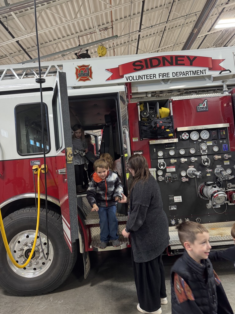Kindergarteners at the Firestation
