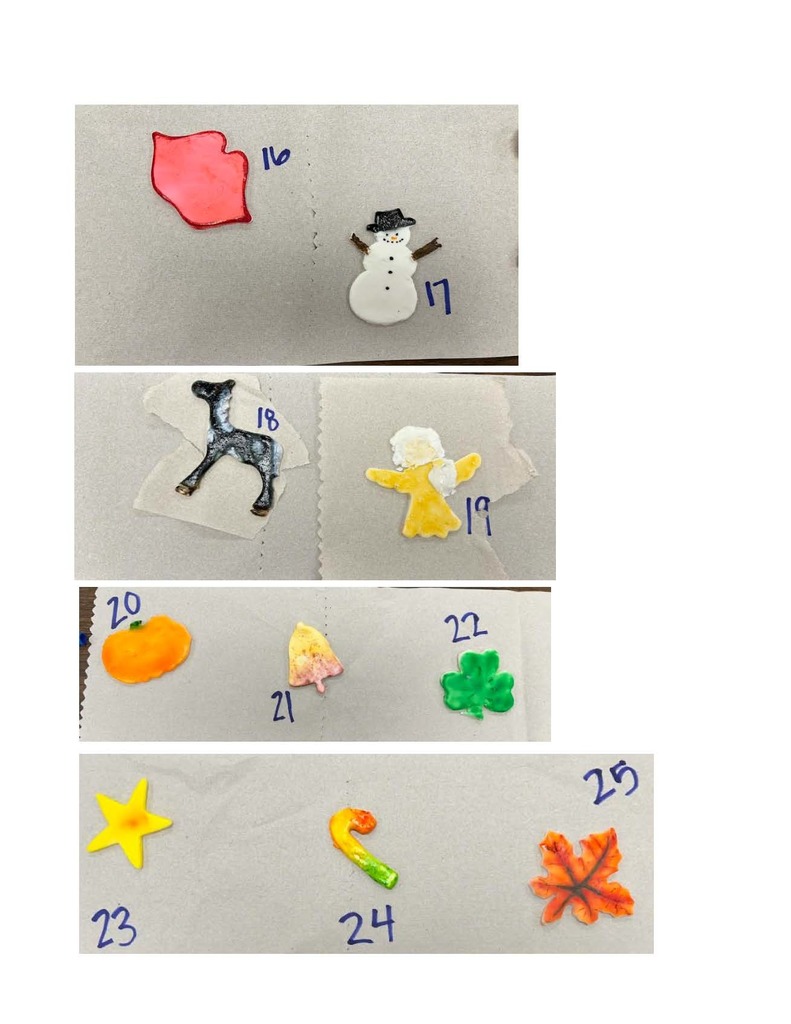 Culinary 1 Fondant Projects