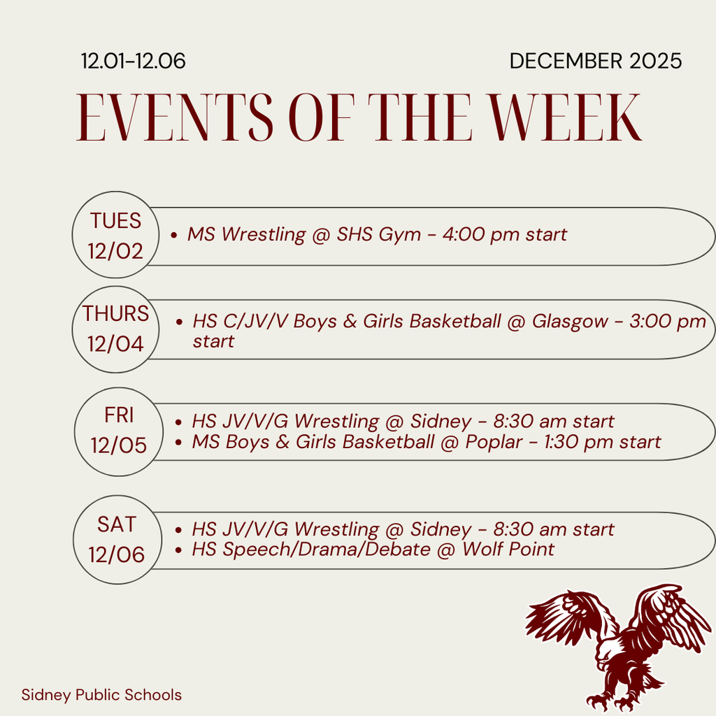 Events of the week