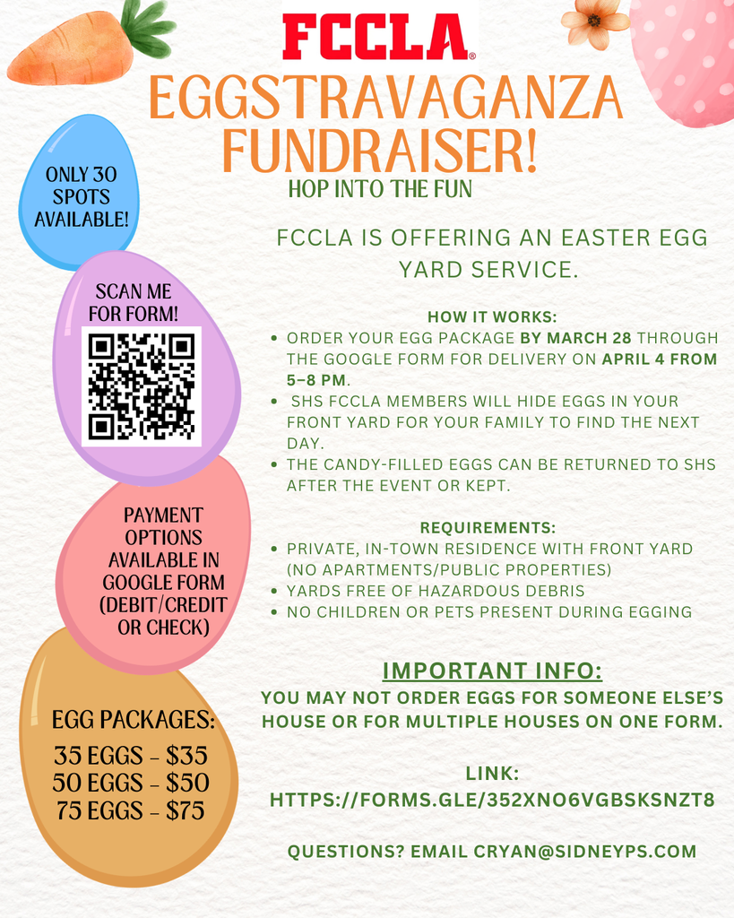 FCCLA Easter Fundraiser