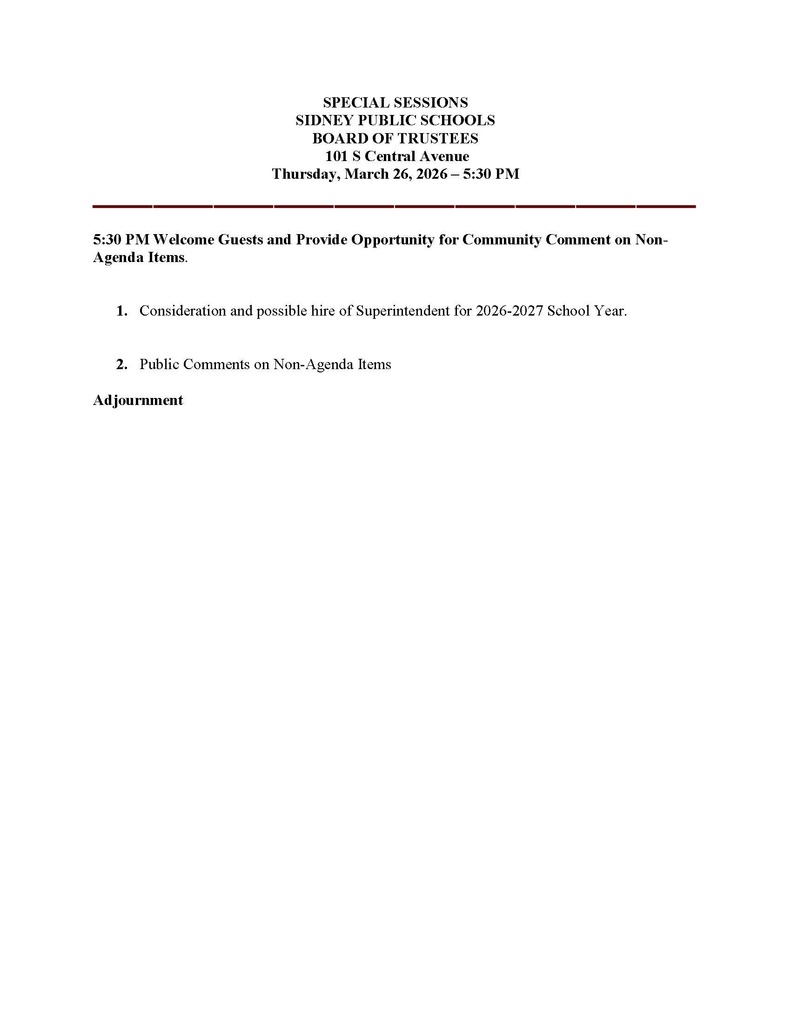 Consideration and possible hire of 26-27 Superintendent