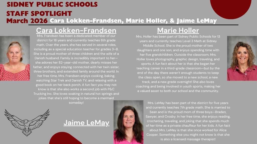 Staff Spotlight. Middle school math teachers