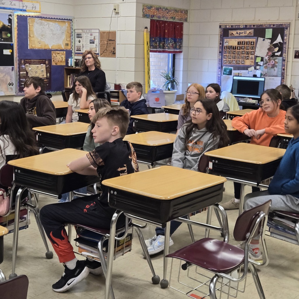 Dave Moore shared all about bees with 5th graders