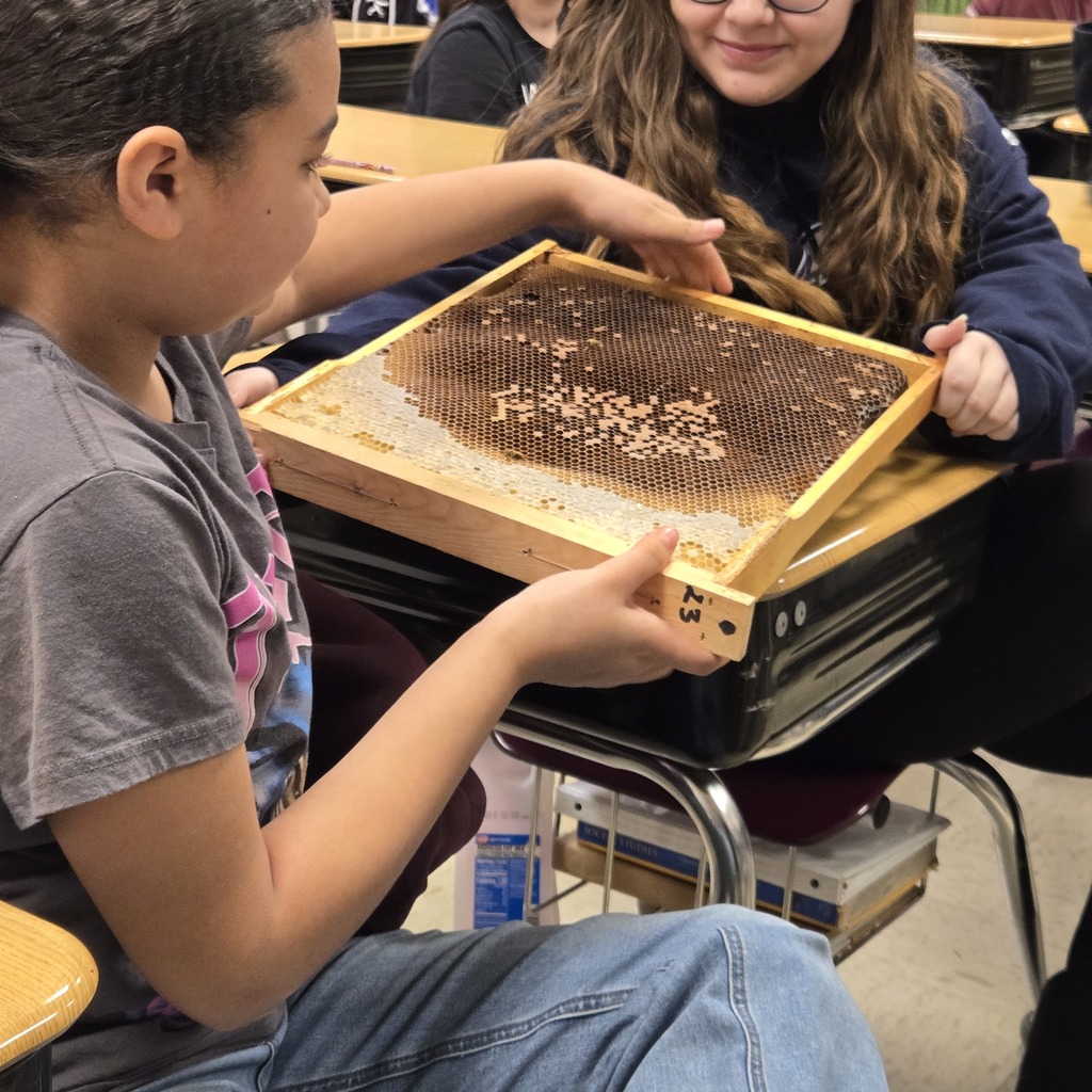 Dave Moore shared all about bees with 5th graders