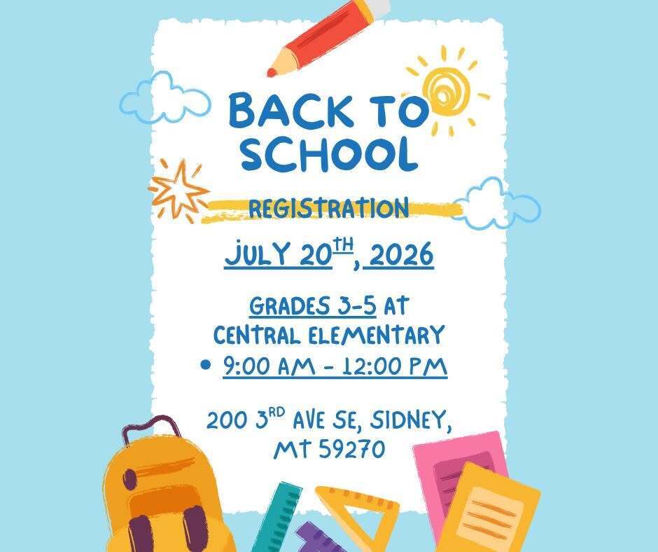 Back to School Registration info
