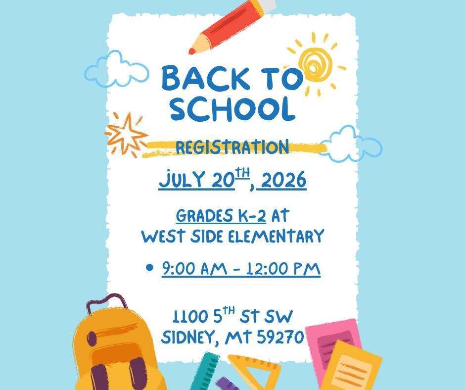 Back to School Registration info