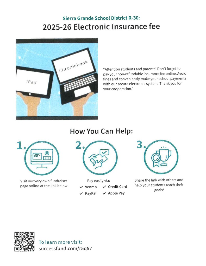 Computer fee flyer