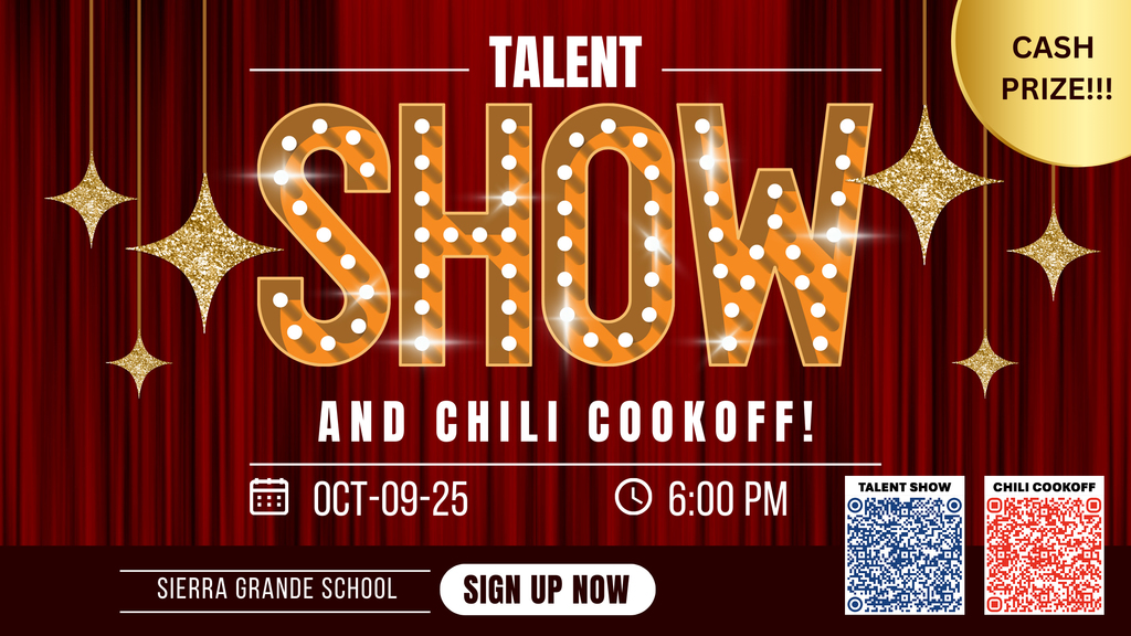 Talent Show and Chili Cookoff Graphic