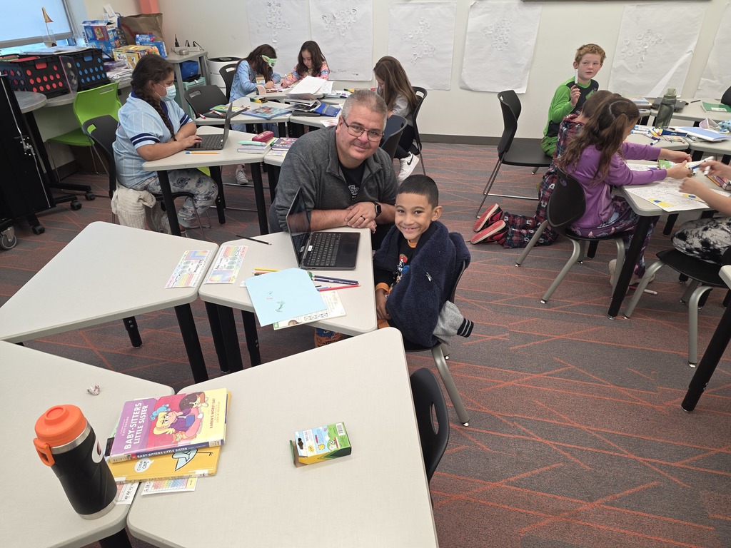 Mr. Paine in the 3rd grade classroom