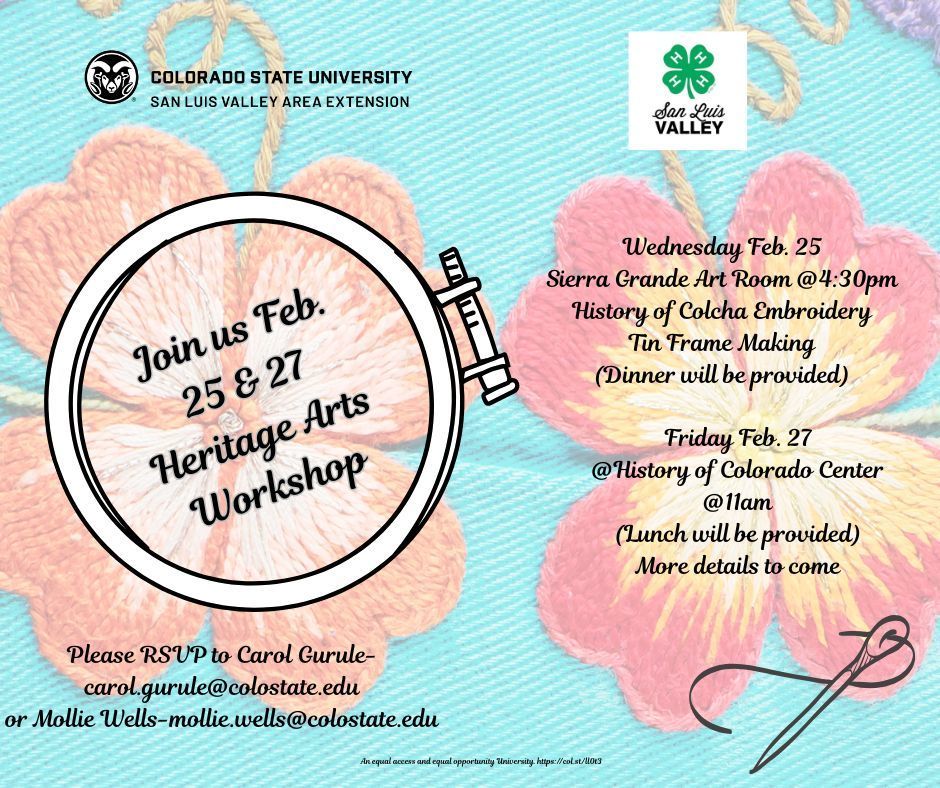 heritage arts workshop