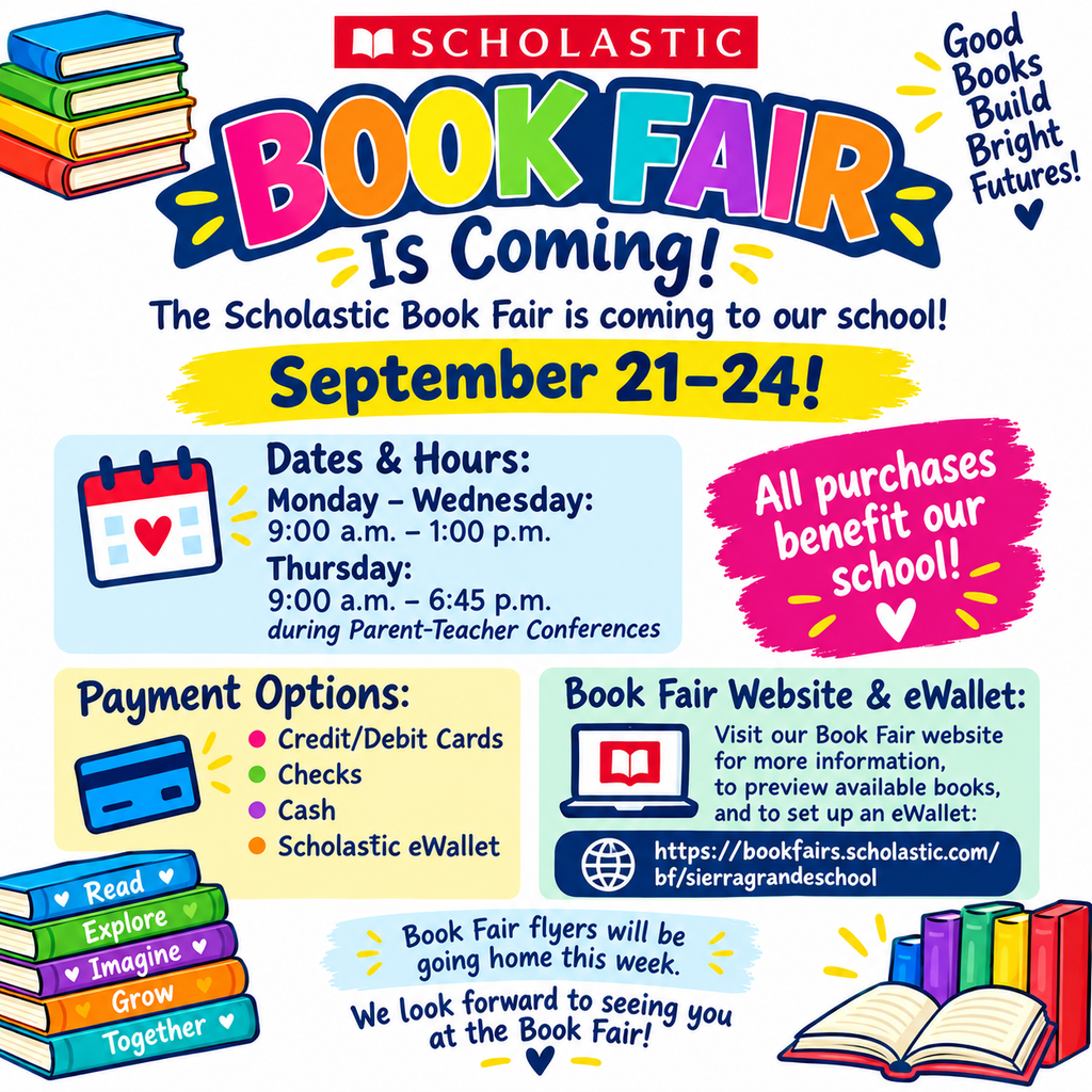 Scholastic Book Fair 2026