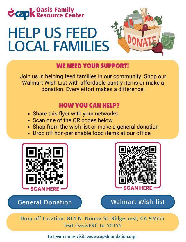 CAPK Donations Flier