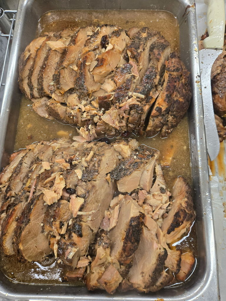 Turkey roasts slow cooked for hours...