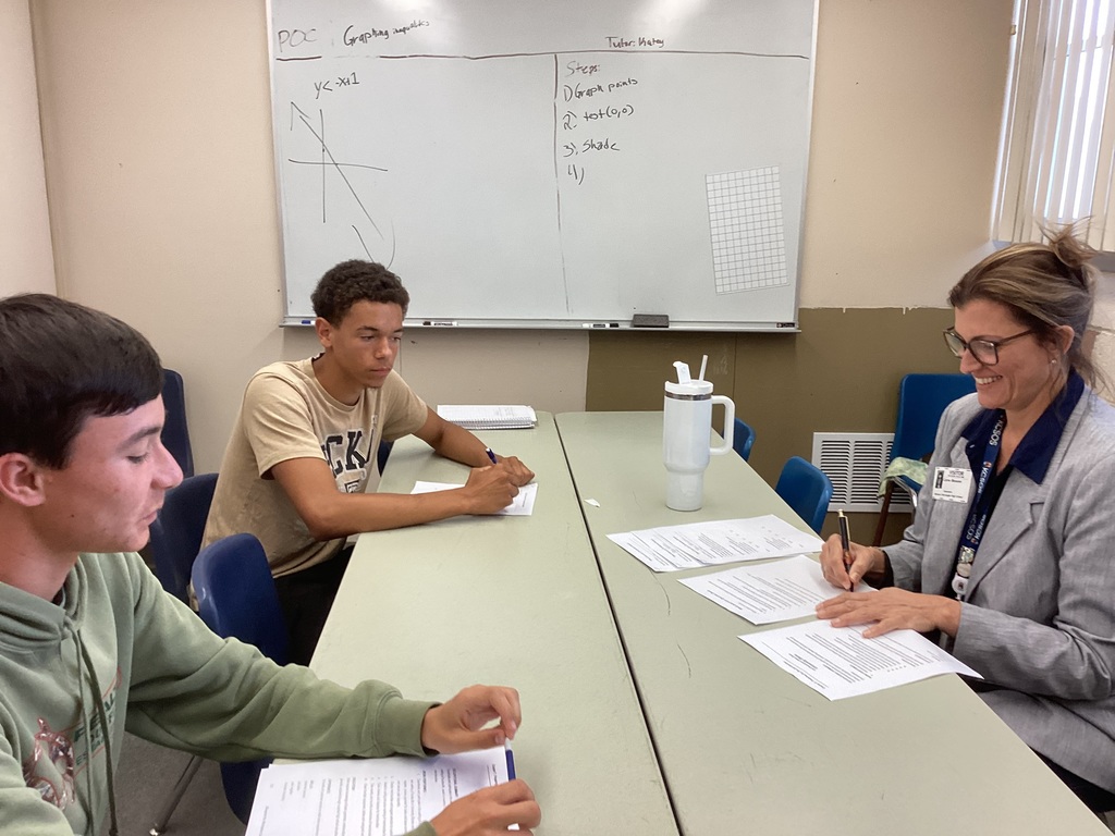 Pre-Apprenticeship students during a mock interview
