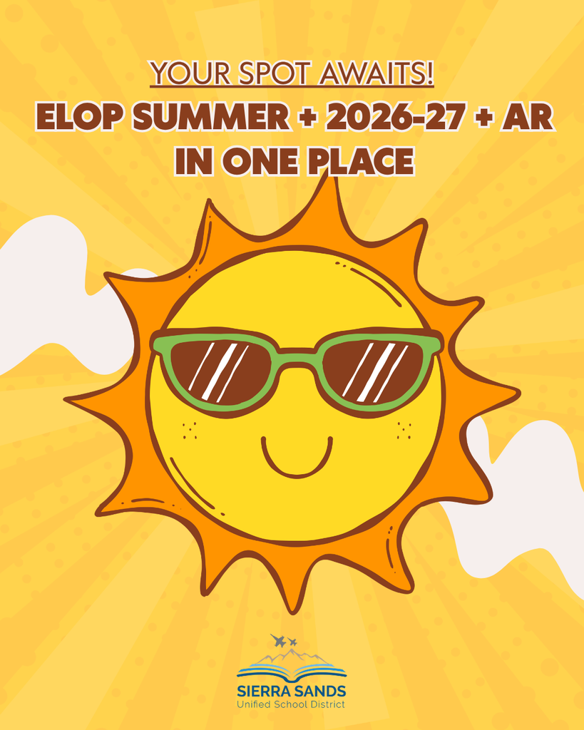 Sun wearing glasses announcing ELOP registration highlights
