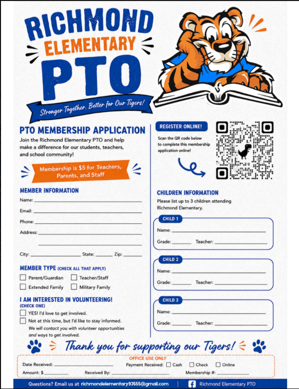 PTO Membership Form