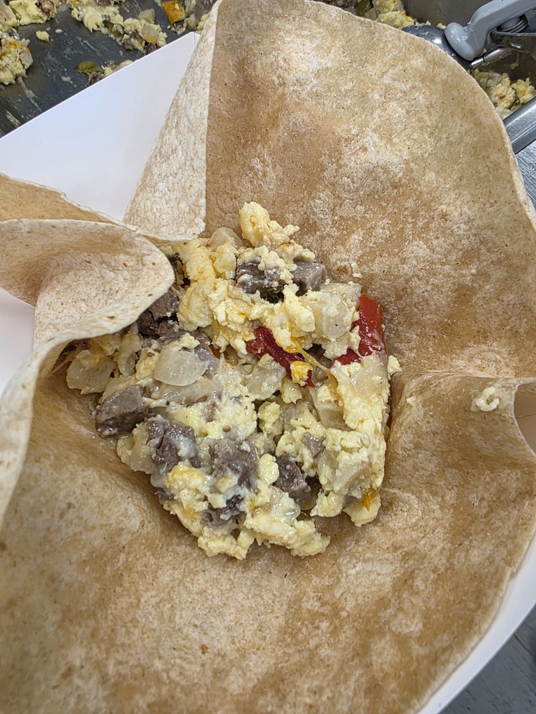 Breakfast burrito