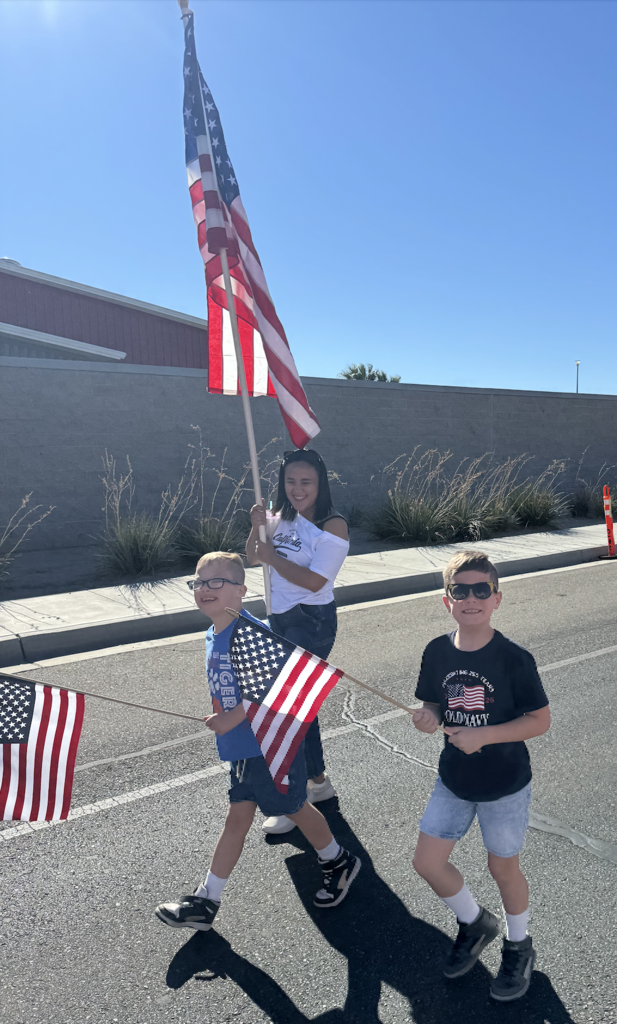 Participants in the parade