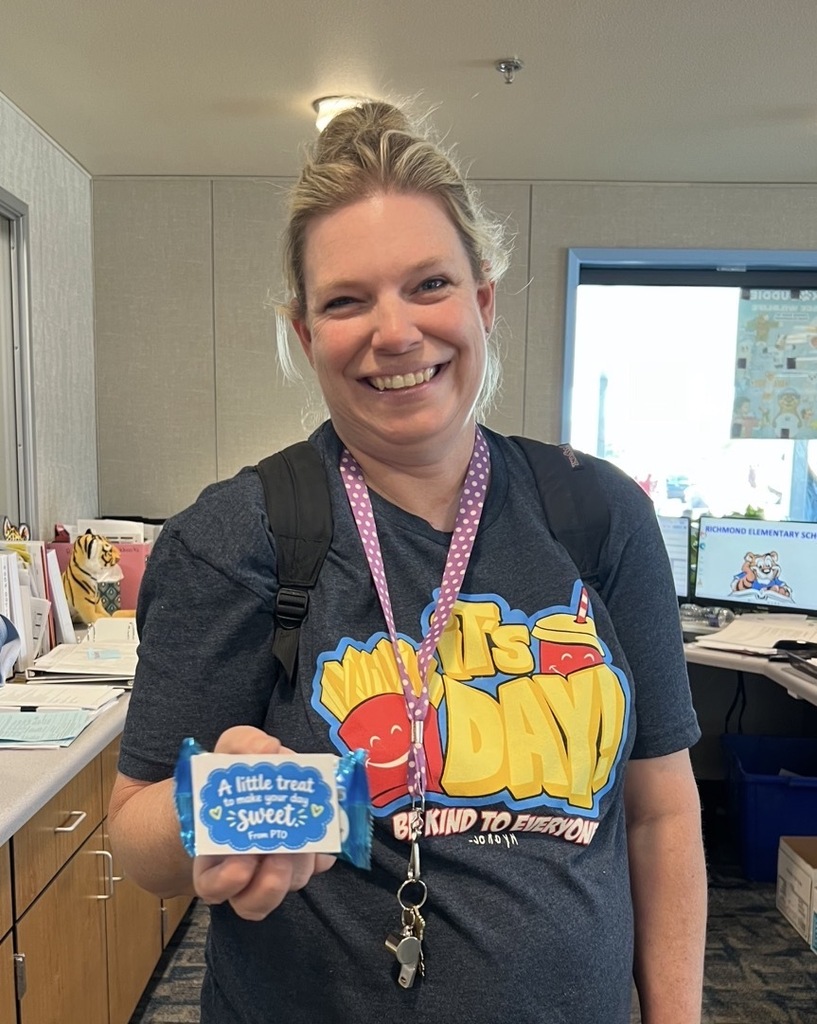 Excited Staff with their treats