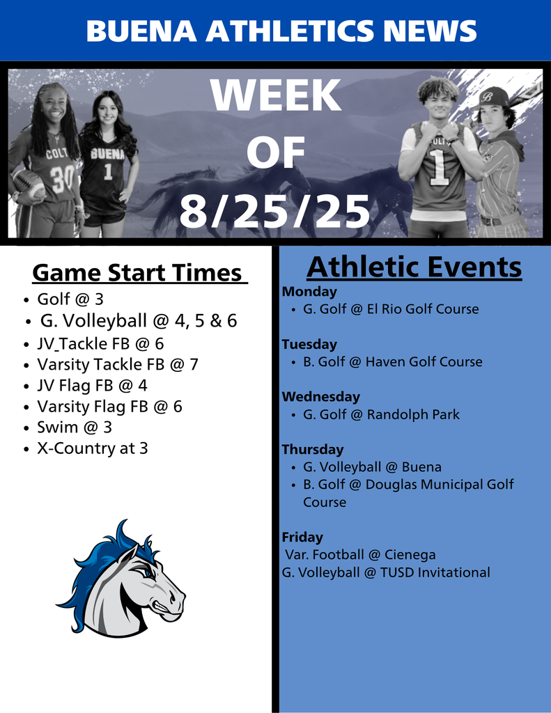 Athletic Newsletter Week of 8_25_25