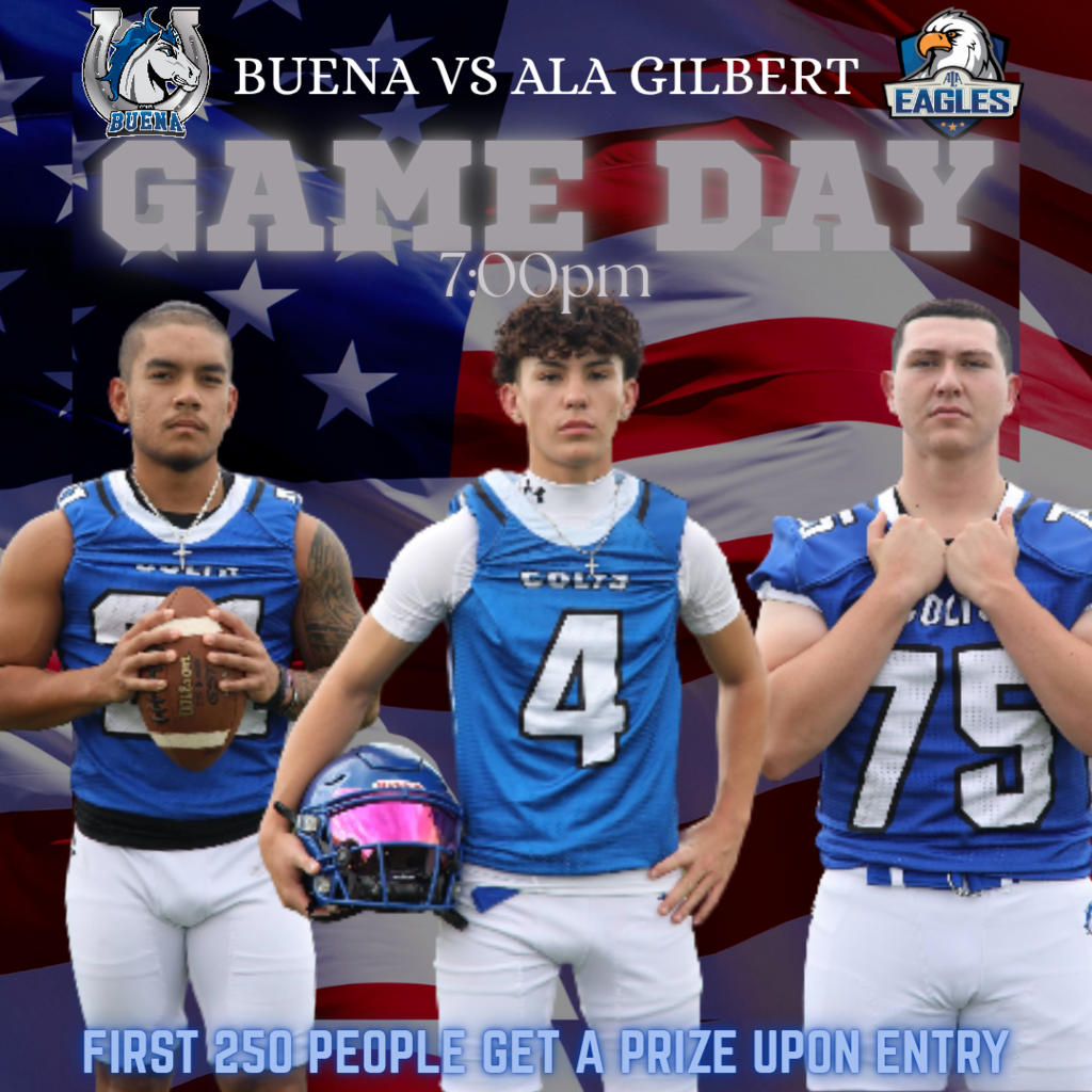 Buena Football Poster 9-12-25
