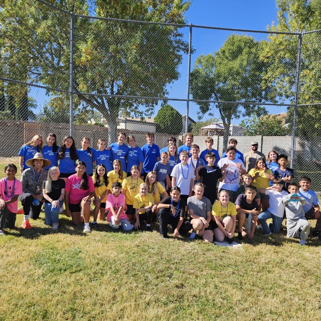 The Buena SLAC team came to play kickball last week against our 4th, 5th and 6th grade students! Students were able to purchase the game using their PBIS points! 4th and 5th grade lost the game but our 6th grade beat the high schoolers in a 13 to 4 win! 