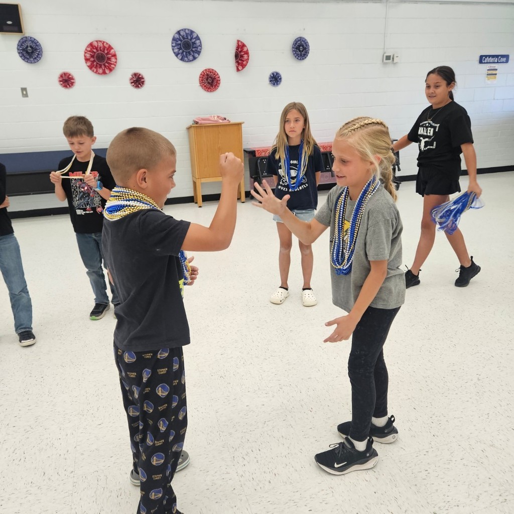 Students and staff had the ultimate rock paper scissors challenge last week! As part of our 2nd quarter PBIS kickoff, 3rd to 6th grade students each got a bead necklace. They had the chance to play other students and teachers to earn more beads! The finalists had a showdown at the end of the day, and the winner was 6th grader, Airany Lopez! 
