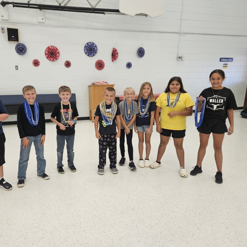 Students and staff had the ultimate rock paper scissors challenge last week! As part of our 2nd quarter PBIS kickoff, 3rd to 6th grade students each got a bead necklace. They had the chance to play other students and teachers to earn more beads! The finalists had a showdown at the end of the day, and the winner was 6th grader, Airany Lopez! 