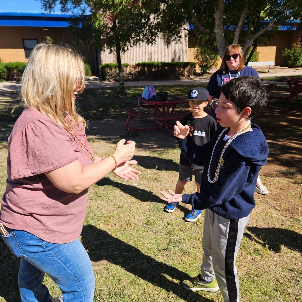 Students and staff had the ultimate rock paper scissors challenge last week! As part of our 2nd quarter PBIS kickoff, 3rd to 6th grade students each got a bead necklace. They had the chance to play other students and teachers to earn more beads! The finalists had a showdown at the end of the day, and the winner was 6th grader, Airany Lopez! 