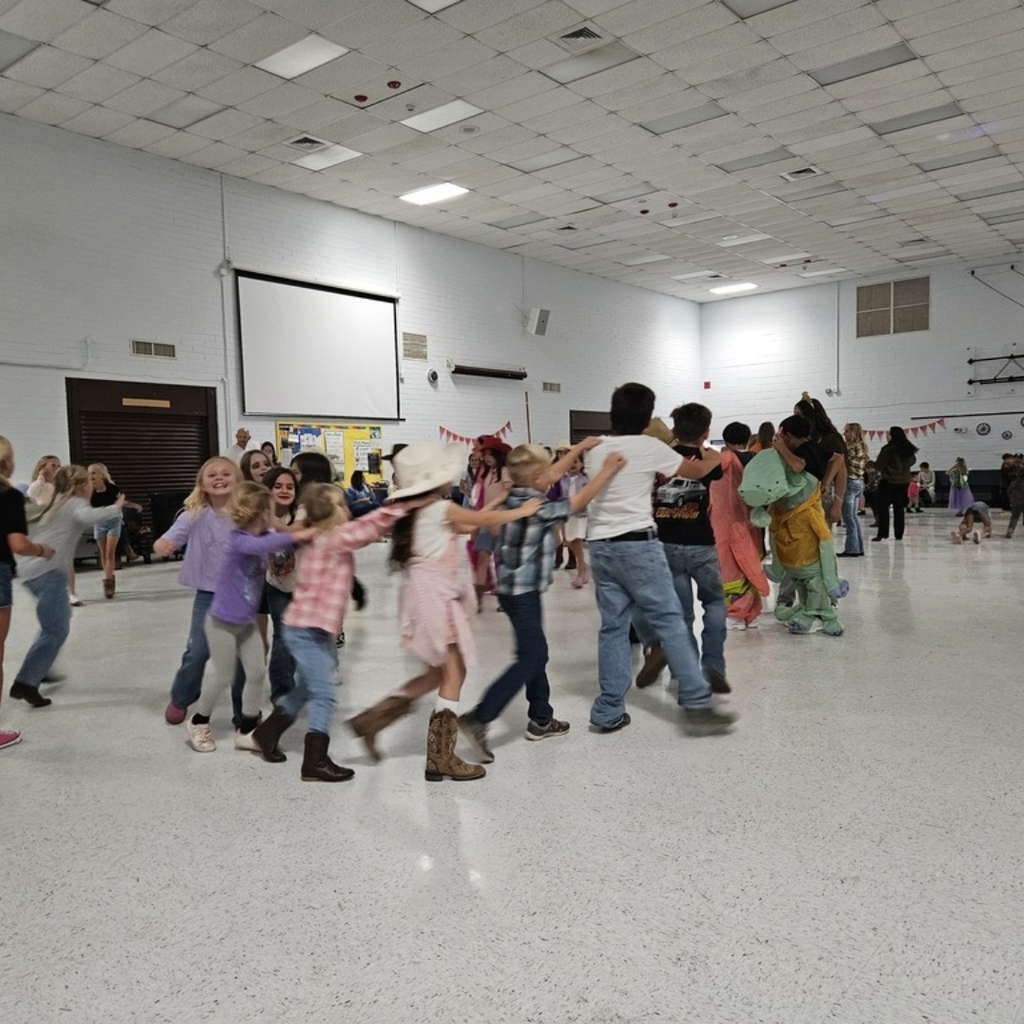 Our NEHS (National Elementary Honor Society) and StuCo (Student Council) clubs came together for a western dance! Mrs. Vinch and Coach Mac love a good time and so do our families! Thank you to our PTO for sponsoring the event for our clubs! We cannot wait until the next dance in the spring! 

Go Bolts!