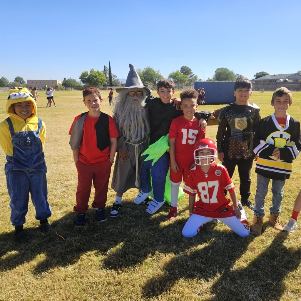 HM always ends October with a character parade! The students got to decide what the teachers were this year - for every book they read, they put in a vote between Minions, Wizard of Oz, Pumpkins or  Disney! Minions won and the teachers delivered! Here are some highlights of the day!

Go Bolts!