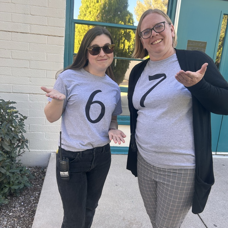 Teachers and students at Village Meadows had fun celebrating the 67th day of school