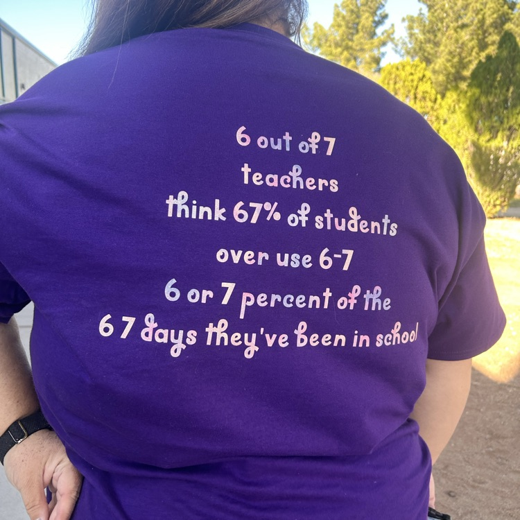 Teachers and students at Village Meadows had fun celebrating the 67th day of school.