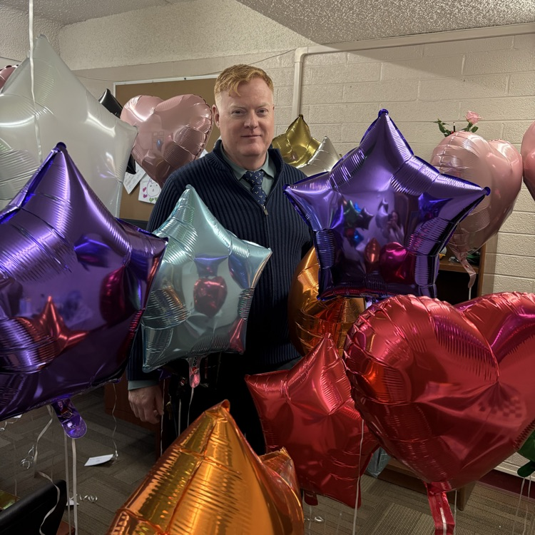 VM students celebrate Mr. Smithβs birthday!