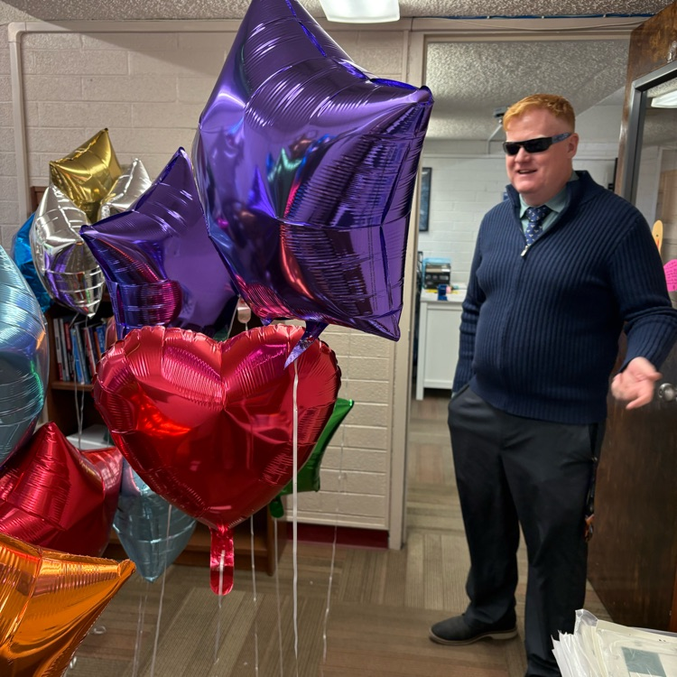 VM students celebrate Mr. Smithβs birthday!