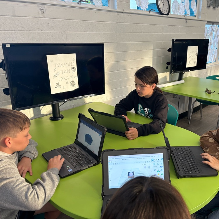 5th and 6th graders joined VM 3D Print Club!