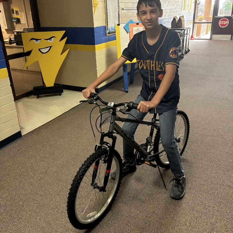 come to school, win a bike!