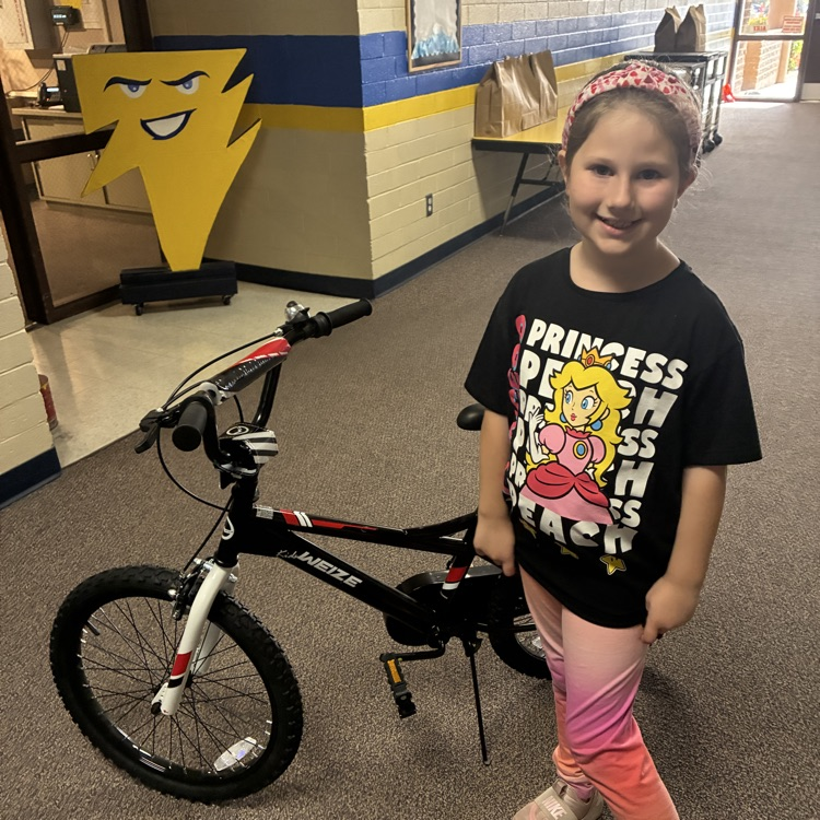 come to school, win a bike!