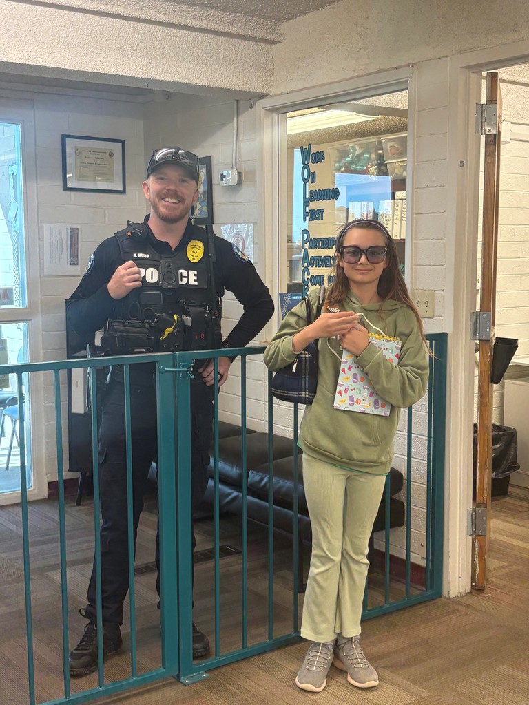 Officer Webb located the missing lunchbox!