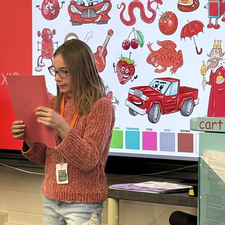 4th Graders celebrated the end of their poetry unit with their color party! 