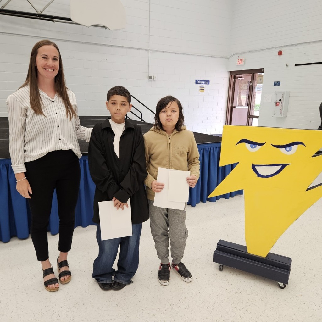 Students were recognized this week on their academic and citizenship success! Many of the citizenship awards were voted by their own peers! We are BOLT PROUD!