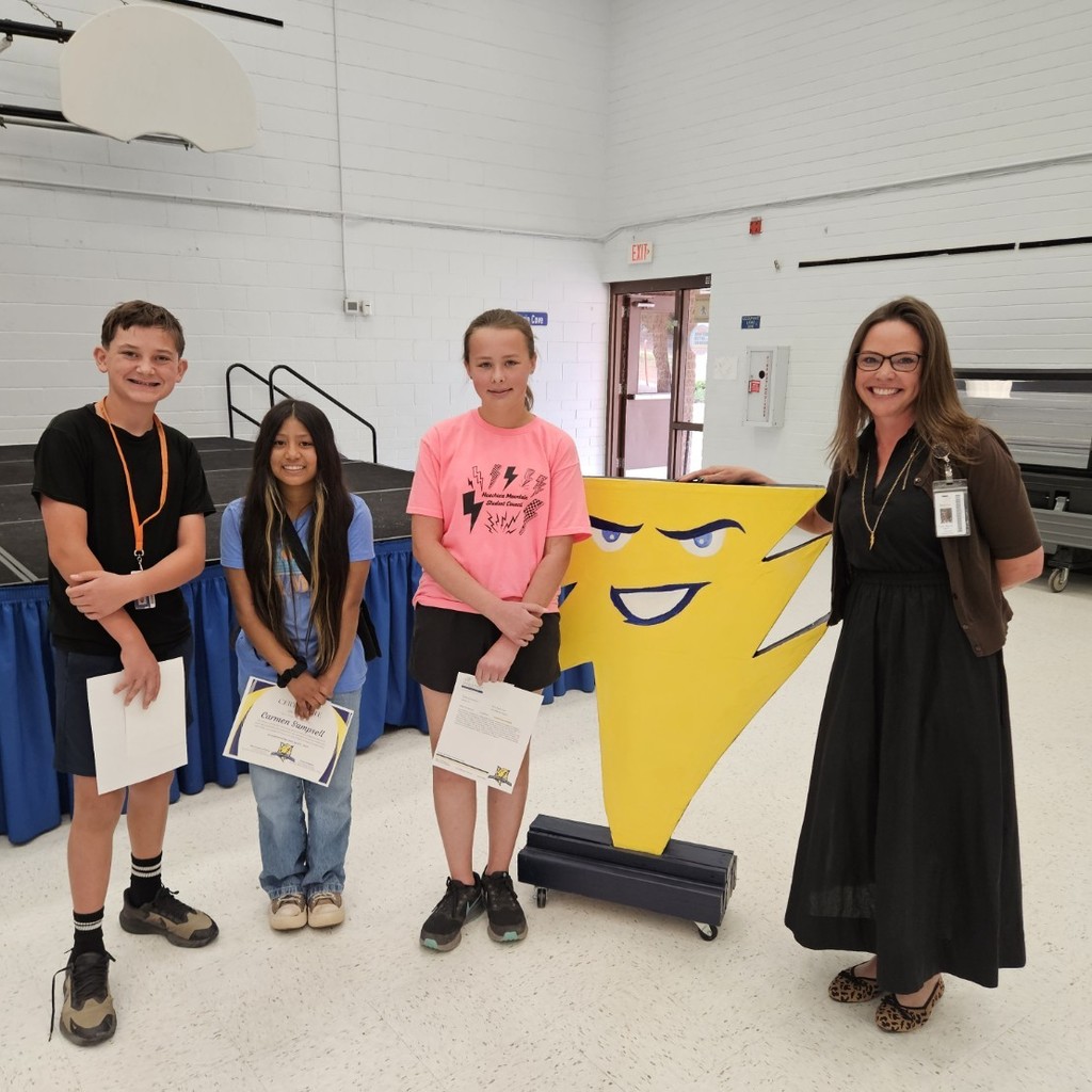 Students were recognized this week on their academic and citizenship success! Many of the citizenship awards were voted by their own peers! We are BOLT PROUD!