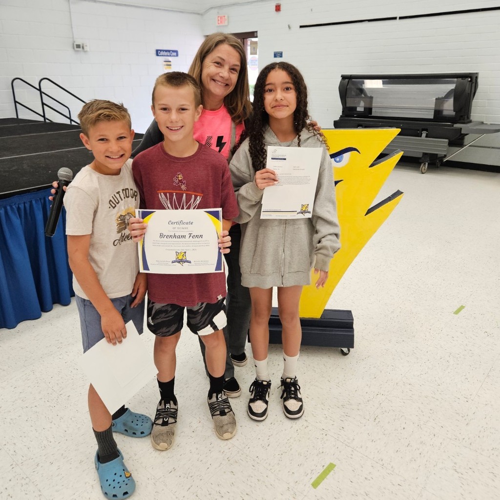 Students were recognized this week on their academic and citizenship success! Many of the citizenship awards were voted by their own peers! We are BOLT PROUD!