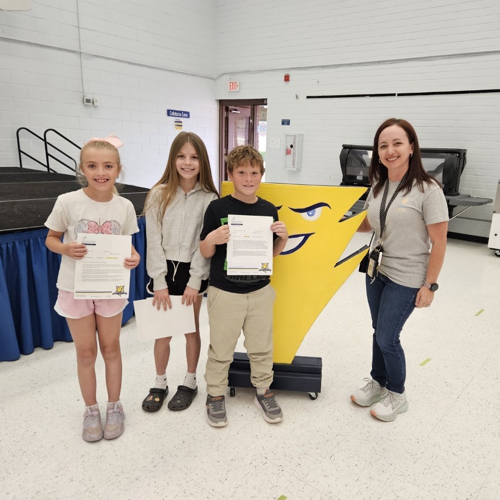Students were recognized this week on their academic and citizenship success! Many of the citizenship awards were voted by their own peers! We are BOLT PROUD!