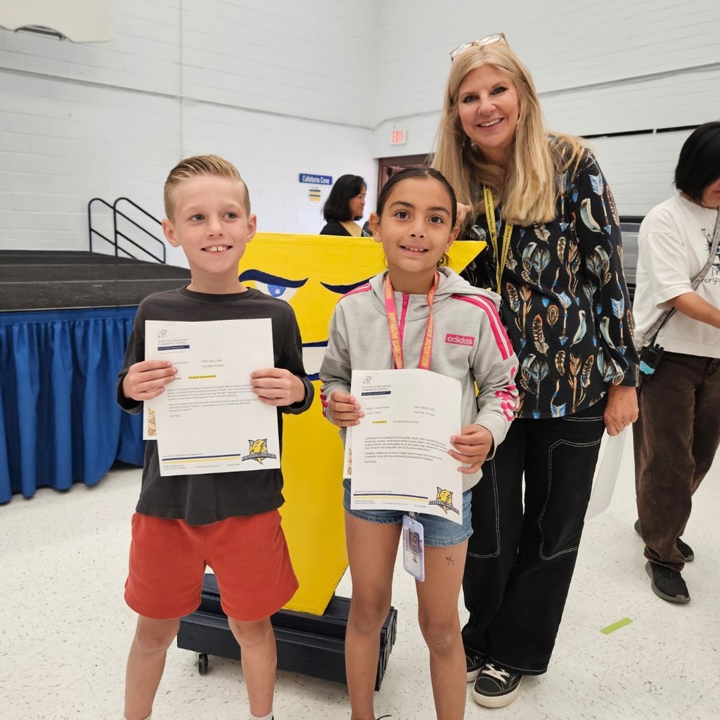 Students were recognized this week on their academic and citizenship success! Many of the citizenship awards were voted by their own peers! We are BOLT PROUD!