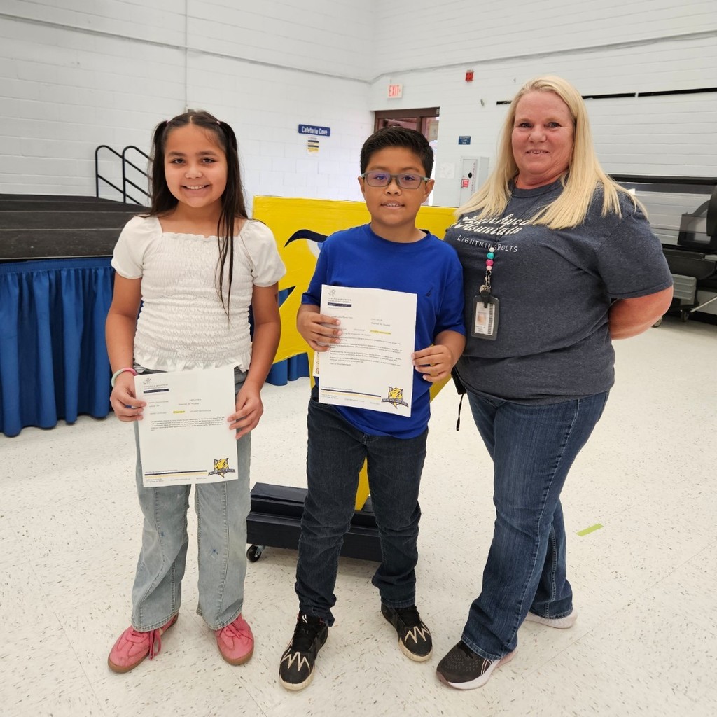 Students were recognized this week on their academic and citizenship success! Many of the citizenship awards were voted by their own peers! We are BOLT PROUD!