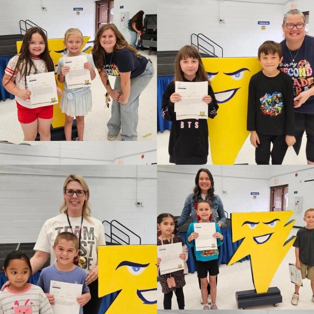 Students were recognized this week on their academic and citizenship success! Many of the citizenship awards were voted by their own peers! We are BOLT PROUD!