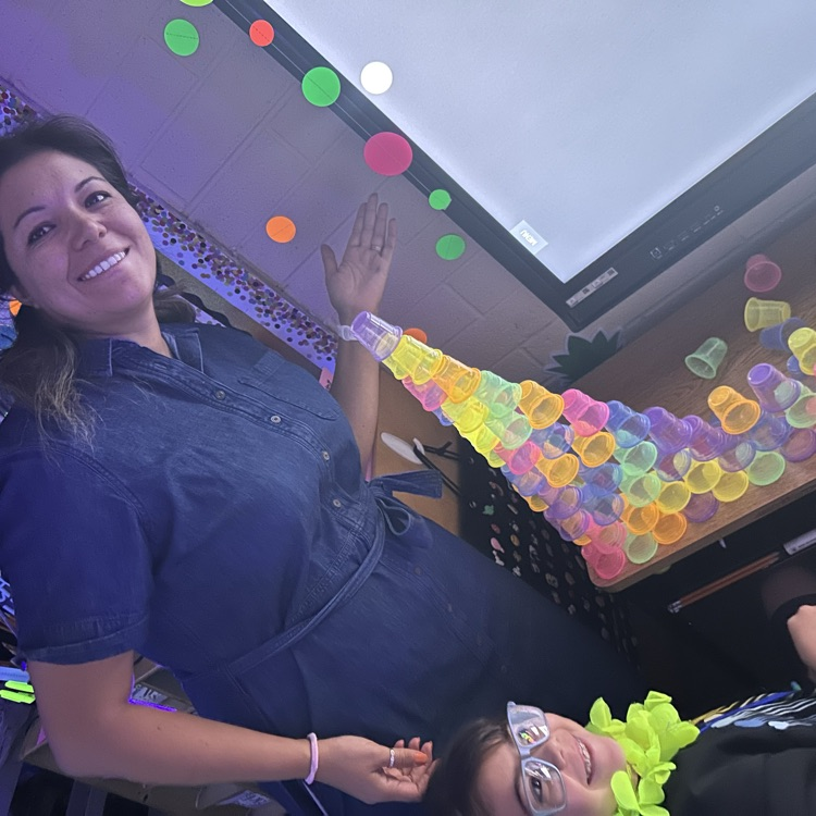 Glow Day in Ms. Fraiser’s class! 