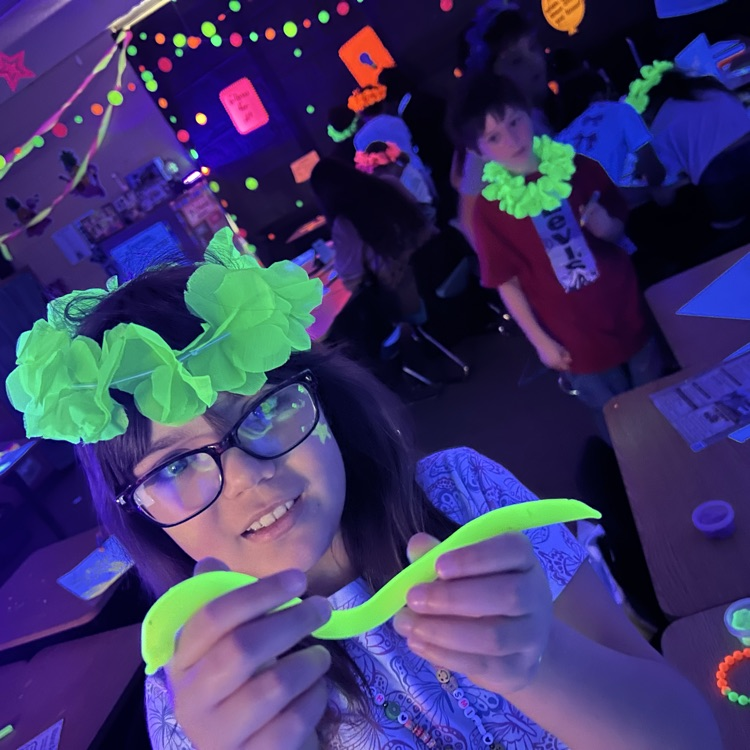 Glow Day in Ms. Fraiser’s class! 