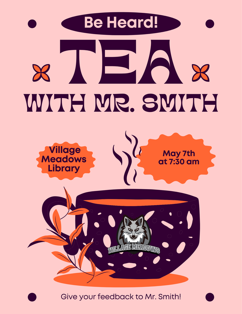 Tea with Mr. Smith. Be heard May 7, 0730